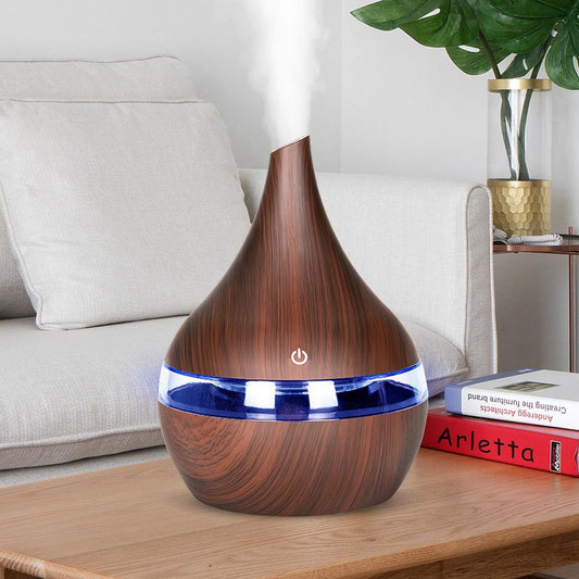 Aroma Essential Oil Diffuser 300ml Air Humidifier USB Electric Wood